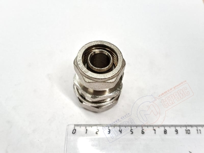 Редукционная муфта 26*32 (никель) двухстороннее соединение металлопластиковой трубы  PROFIT GH