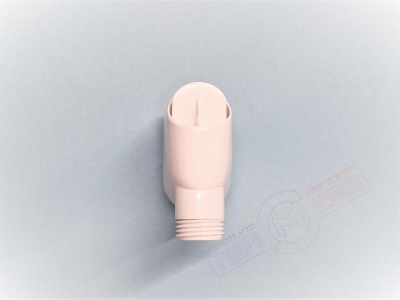 Нижний Белый кронштейн душевой штанги AQUA-2 для душевой кабины Albatros Domino