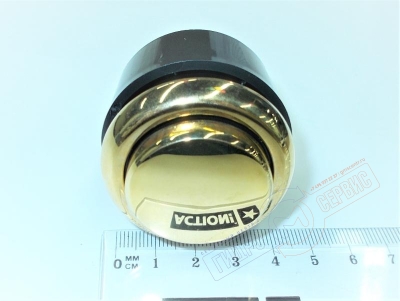 Пневмо кнопка Золото механизма слива унитаза  MIGLIORE