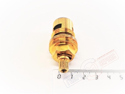 Кран-букса 1/2 90гр, ХВ, 18 шлицев смесителя Zucchetti 