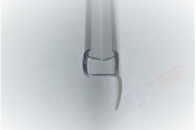 6мм L=2,1м Силиконовый уплотнитель 016 двери душевой кабины Huppe