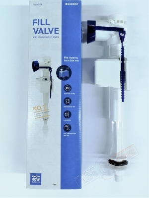 Впускной клапан ImpulsBasic340,  3/8" бачка  унитаза, нижний,  Geberit