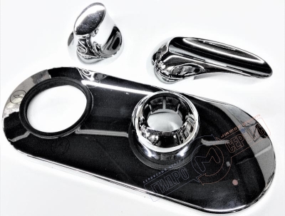 Набор накладок и ручек монокомандного смесителя душевой кабины Jacuzzi Flexa