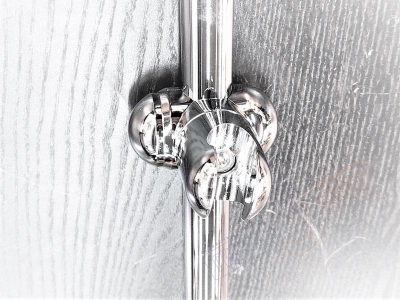 Штанга душ лейки Хром 57см с выпуском подключения шланга душевой лейки