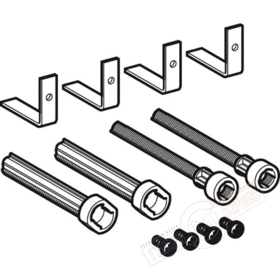 Комплект 938 удлинителей креплений кнопки слива и толкателей инсталяции Sigma, Omega и Kappa Geberit 