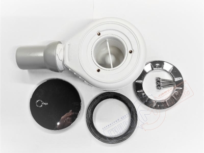 Tempoplex Компактный сифон D=90mm Хром поддона душевой кабины VIEGA