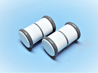 Комплект Белых цилиндрических ручек 35мм дверей душевой кабины AQUALUX \ Appollo Комплект Белых цилиндрических ручек 35мм дверей душевой кабины AQUALUX \ Appollo