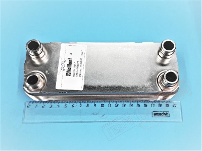 Теплообменник ГВС для котлов Vaillant 065088 (Оригинал)
