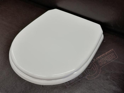 Basic 392/ Nordic 390 Сидение с крышкой стандартное унитаза GUSTAVSBERG, жесткий пластик с креплениями  Basic 392/ Nordic 390 Сидение с крышкой стандартное унитаза GUSTAVSBERG, жесткий пластик с креплениями