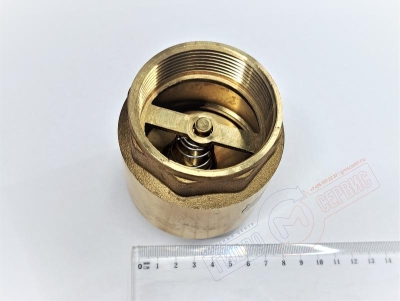 Клапан обратный 2" с латунным седлом DN50 GH - нзкз Клапан обратный 2" с латунным седлом DN50 GH - нзкз