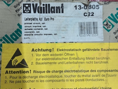 Плата управления для котлов Vaillant Turbomax, Atmomax Pro, Plus 20034604 (130805)