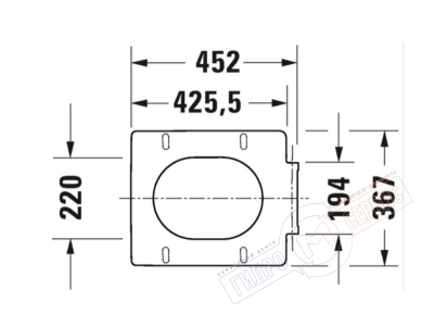 VERO AIR Сиденье для унитаза DURAVIT с механизмом SOFT CLOSE, белое 
