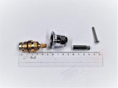 Кран-букса G1\2" шпиндельная Хром смесителя DEVON&DEVON