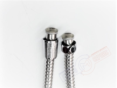 Шланг G1/2 x1/2 L=1.5m душевой лейки ванны и кабины AQUALUX Шланг G1/2 x1/2 L=1.5m душевой лейки ванны и кабины AQUALUX