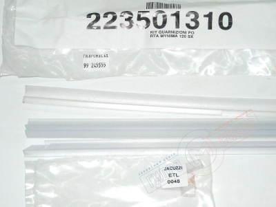 MYNIMA 120 SX Комплект уплотнителей двери душевой кабины Jacuzzi