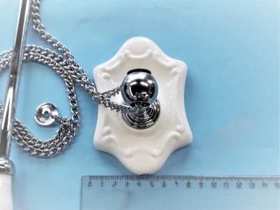 Цепочка хром с держателем LADY для высокого бачка LINEATRE