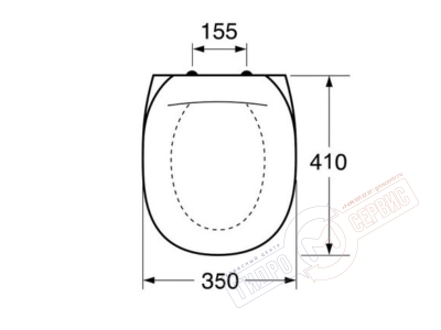 Basic Сидение с крышкой унитаза GUSTAVSBERG 