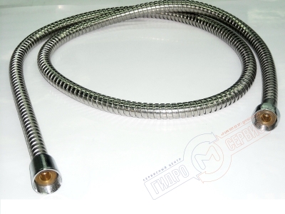 Шланг G1/2 x1/2 L=1.5m душевой лейки ванны и кабины AQUALUX