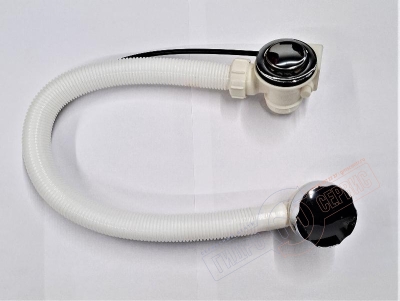 Слив-перелив хром 0,7м для ванны AQUALUX