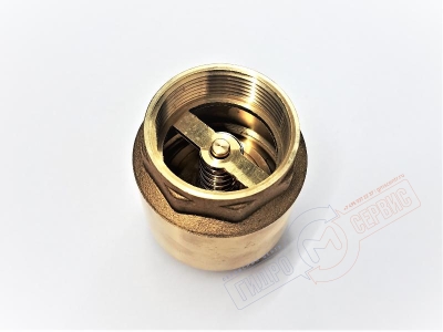 Клапан обратный 1 1/2" DN40 с латунным седлом GH - нзкз