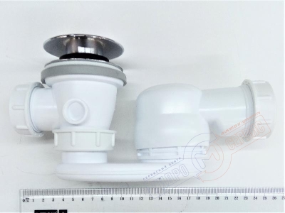 Слив ванны, хром, клик-клак DEVON&DEVON для ремонта ванн джакузи