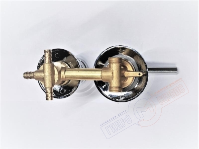 Смеситель Z=100mm с 3х позиционным переключателем водяных функций душевой кабины Аквалюкс HRC8998