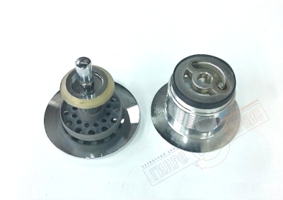 APOLLO Пробка слива-перелива ванны, хром, с дренажем