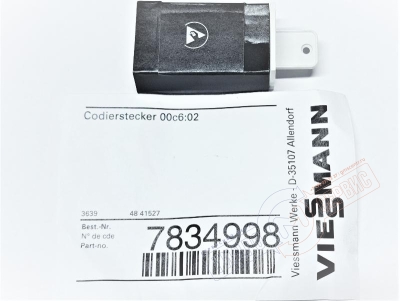 7834998 Vitotronic Кодирующий штекер 00c6:02 Автоматики Viessmann