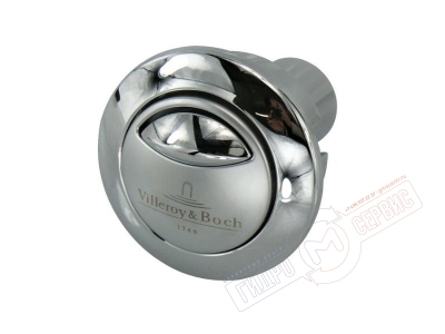 Кнопка 230 Хром механизма слива DUO унитаза VILLEROY & BOCH