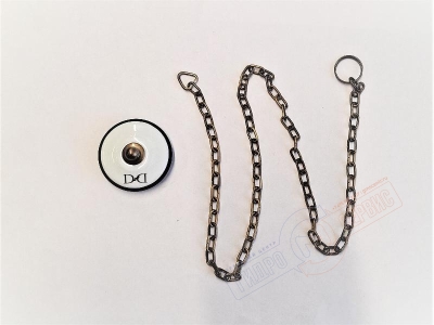 Пробка Бронза с цепочкой слива - перелива ванны DEVON&DEVON