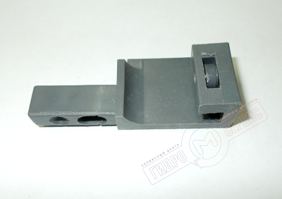 Нижний крючок 30х71х19.5 двери, правый серый APPOLLO A-0734