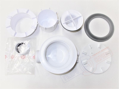 Flexa Thema белый сифон D=90mm душевой кабины Jacuzzi 