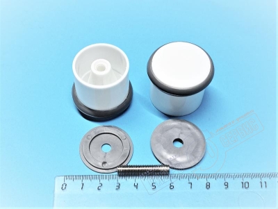 Комплект Белых цилиндрических ручек 35мм дверей душевой кабины AQUALUX \ Appollo Комплект Белых цилиндрических ручек 35мм дверей душевой кабины AQUALUX \ Appollo