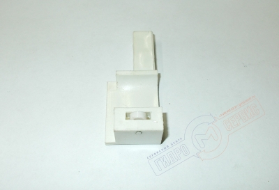 Нижний крючок 30х71х19.5мм двери APPOLLO A-0734, левый, белый 