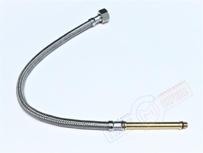 M8x1x65 * G3/8 Шланг подвода воды для смесителя Zucchetti, 8mm удлиненный штуцер