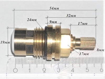 Кранбукса 1/2 180гр, керамическая смесителя Hansgrohe