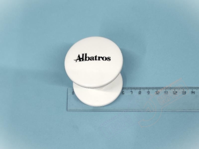 Ручка белая двери душевой кабины Albatros Ручка белая двери душевой кабины Albatros