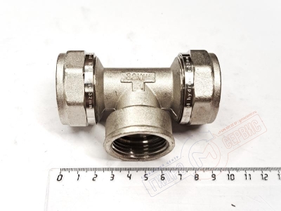 Тройник ВР 32x1"x32 (ник.) PROFIT GH