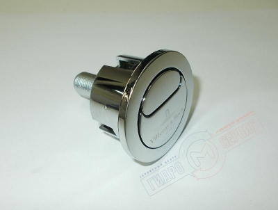 Кнопка Хром механизма 290 двойного слива унитаза VILLEROY