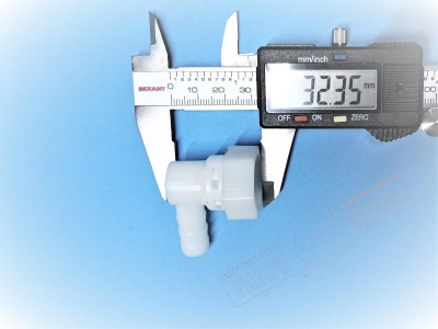 Уголок 1\2" х штуцер 11мм для смесителя \ переключателя душевой кабиныAQUALUX