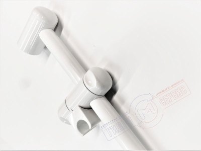 Белая душевая штанга 25мм душ бокса Jacuzzi TWIN DECK