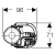 Впускной клапан 1\2" Impuls360 Geberit бачка унитаза, нижний Впускной клапан 1\2" Impuls360 Geberit бачка унитаза, нижний