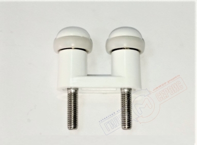 Нижний ролик 21мм двери душевой кабины TEUCO 226, направляющий кронштейн - нзкз