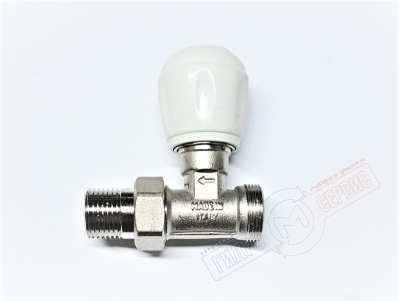 Кран прямой с ручной подстройкой протока радиатора 1/2"xM24x19 F.I.V. Кран прямой с ручной подстройкой протока радиатора 1/2"xM24x19 F.I.V.