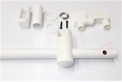 Душевая штанга 24мм L=620mm душевого бокса Jacuzzi J-Sha ACTIV TWIN - белая