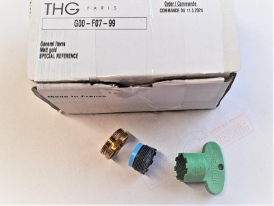 Аэратор M21 в комплекте с кольцом золото и ключом смесителя Jaipur THG 