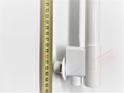 Душевая штанга 24мм L=620mm душевого бокса Jacuzzi J-Sha ACTIV TWIN - белая