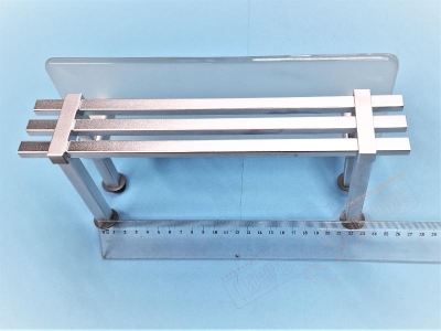 Полка 30*12*9см с поручнями для душевой кабины E020 Aqualux