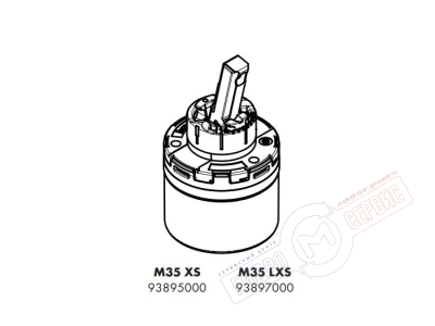 93895000 Керамический картридж M35XS смесителя Hansgrohe / Axor