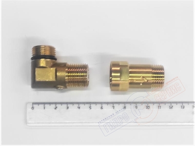 Уголок 1/2 с запорным вентилем и обратным клапаном Хансгрое 25948000